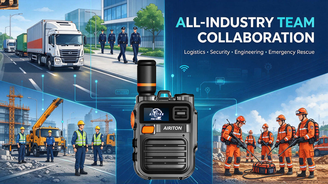 Application Scenarios｜AIRITON Walkie Talkies for All Industries