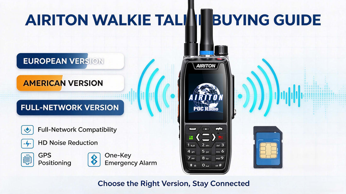 Buying Guide｜AIRITON Walkie Talkie Selection Tips