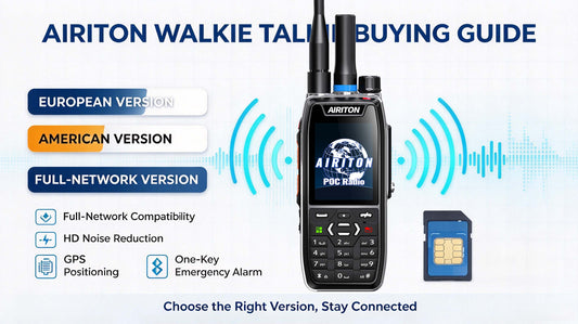 Buying Guide｜AIRITON Walkie Talkie Selection Tips