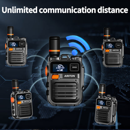 AIRITON RADIO AI-K28 4G LTE POC Handheld Two-Way Radio | Lifetime Free, Unlimited Range Walkie Talkie